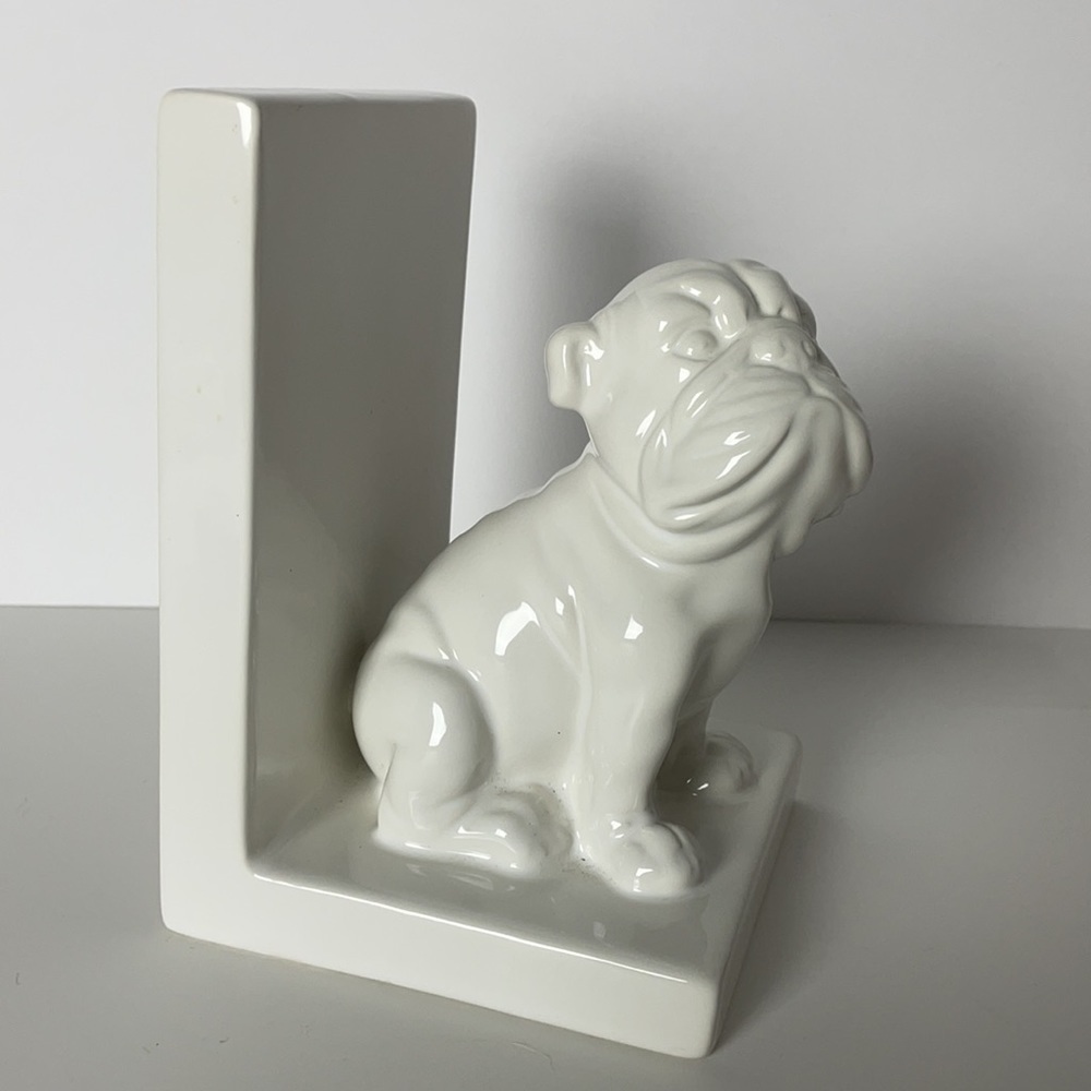 Ceramic BullDog Bookend - Picture 6 of 11